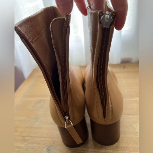 New Mansur Gavriel Glove Bootie in Caramel Women’s 10.5 - Picture 8 of 10